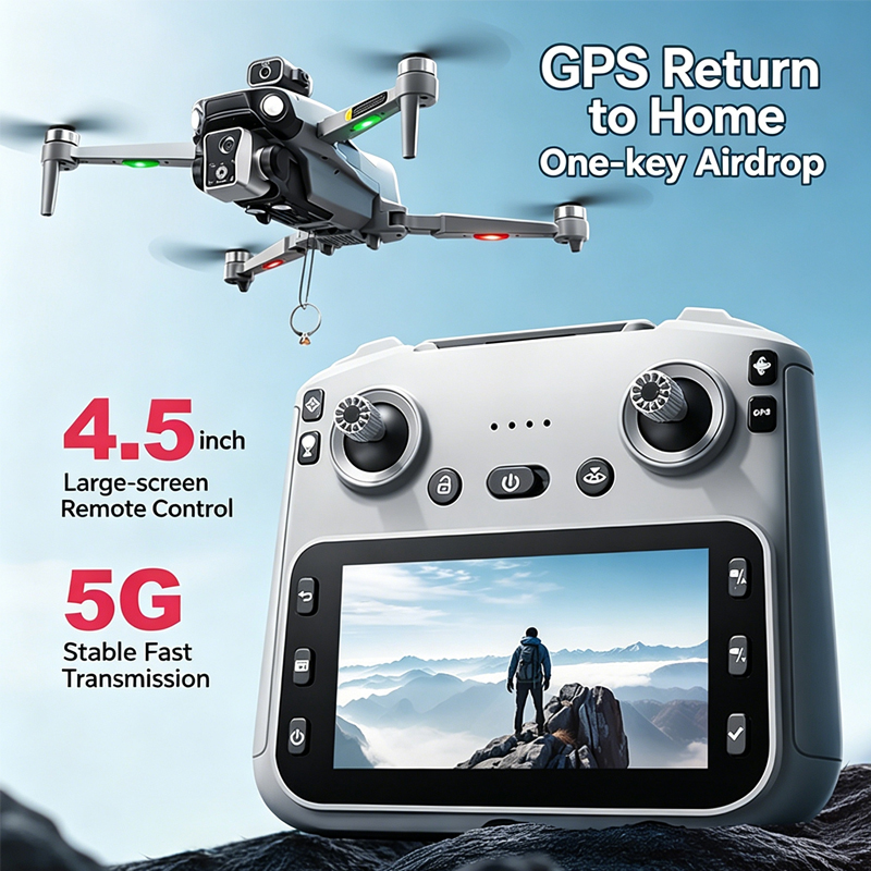 Drone Photogrammetry - K19 MAX GPSドローン 4Kプロフェッショナルカメラ エアドロップ 空撮FPV