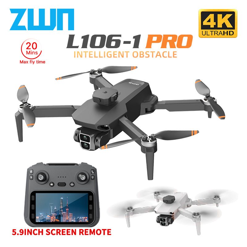 Drone Photogrammetry - L106-1PRO GPS プロフェッショナルドローン 4K HD カメラスクリーンリモート