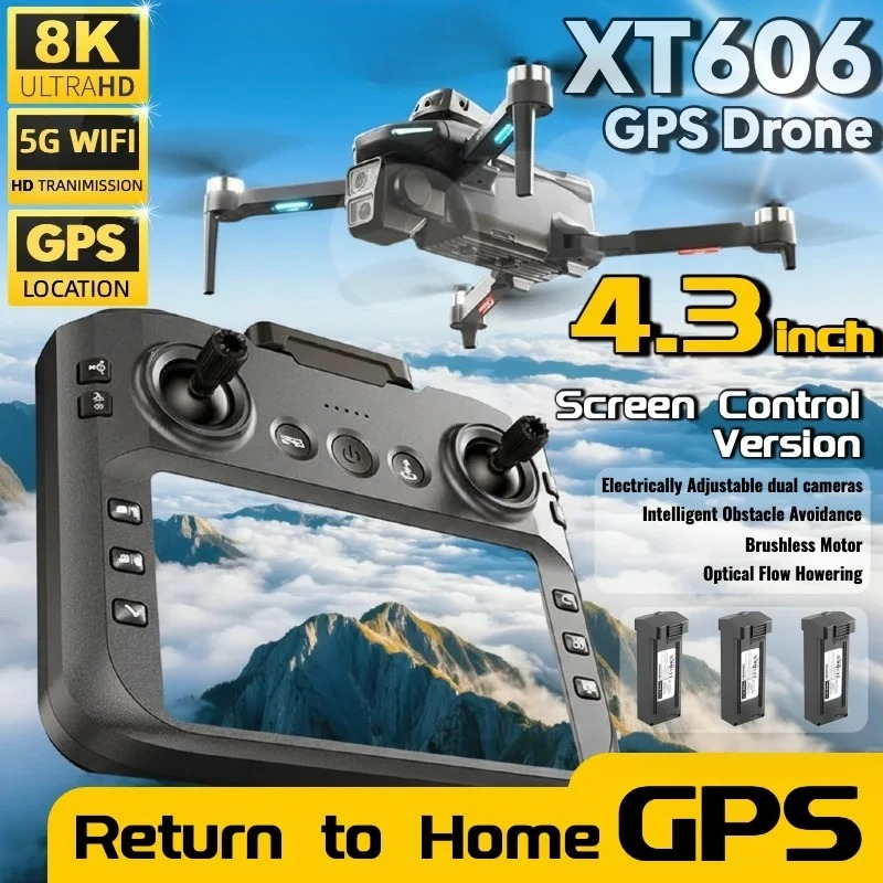 Drone Mapping - ベストディール XT606 MAX ドローン GPS 4K