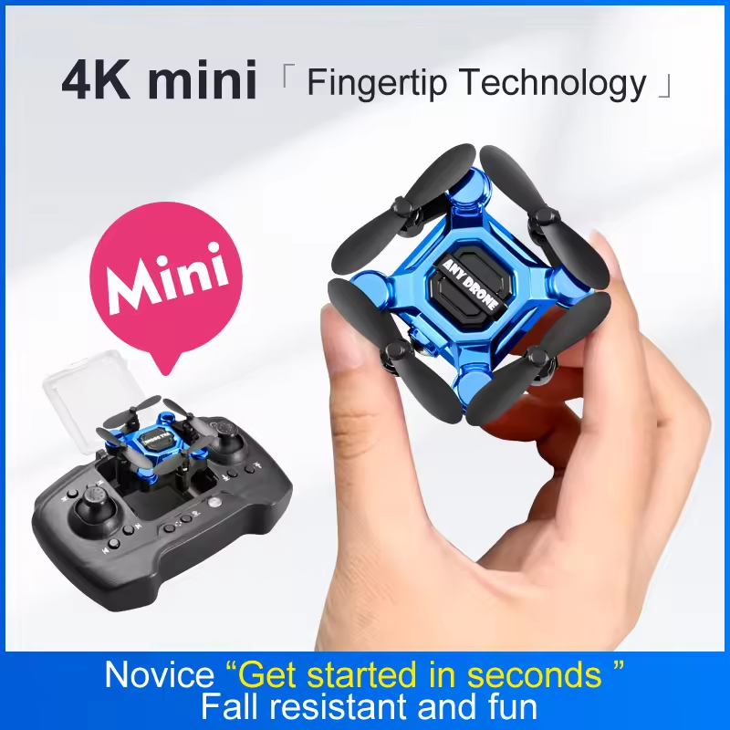 新しいK04ミニ折りたたみ式ドローン、HDカメラ搭載、360 - Drone Video Production のレビューと価格