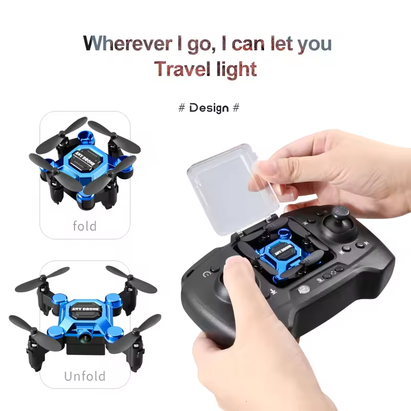 新しいK04ミニ折りたたみ式ドローン、HDカメラ搭載、360 - Drone Video Production のレビューと価格