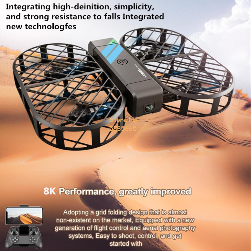 8K HD カメラ 360 °   保護オプティカルフローロ - Drone Video Production のレビューと価格