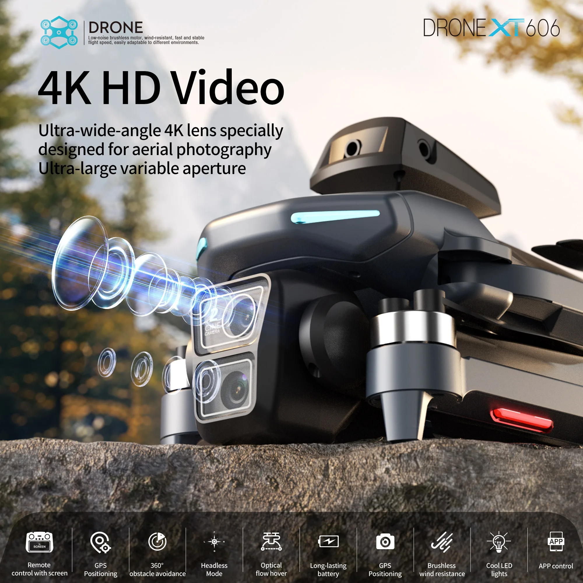 オリジナルXT606 MAX GPSドローン 4Kプロフェッ - Drone Photogrammetry のレビューと価格