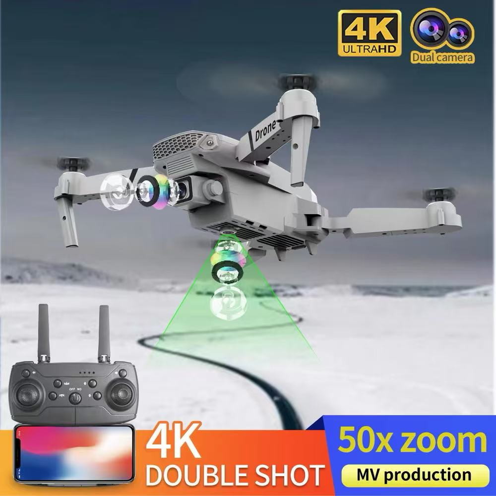 プロフェッショナルドローン E88 4k 広角 HD カメラ - Drone Photogrammetry のレビューと価格