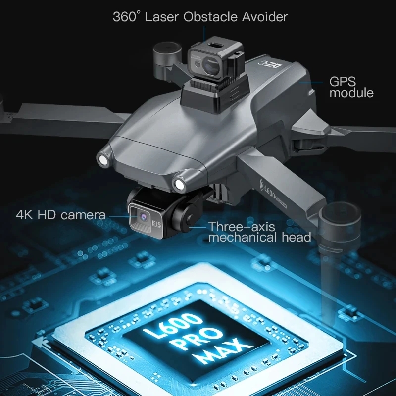 L600 プロマックス GPS ドローンプロフェッショナル  - Drone Aerial Photography のレビューと価格