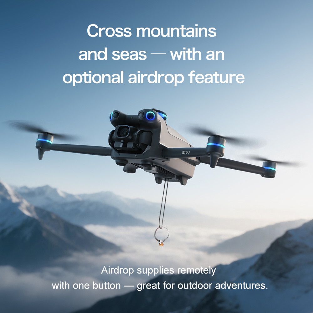 新製品 GT60 ミニドローン デュアルカメラ 8K 空中撮 - Drone Video Production のレビューと価格