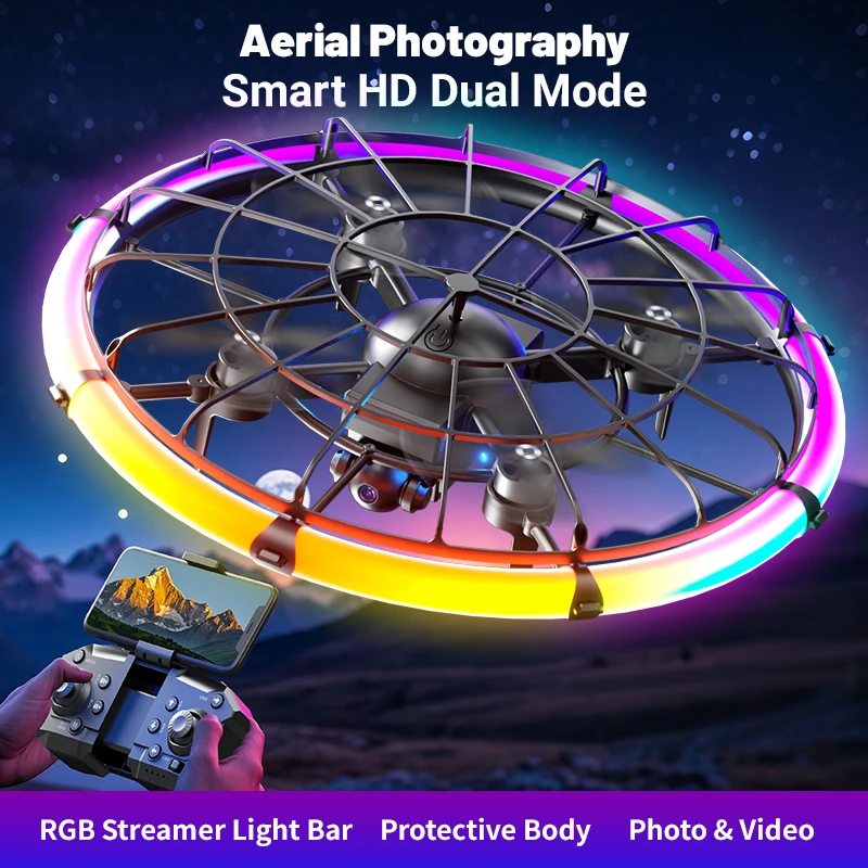 JJRC H145 UFO RCドローン、デュアルHDレンズ - Drone Aerial Photography のレビューと価格