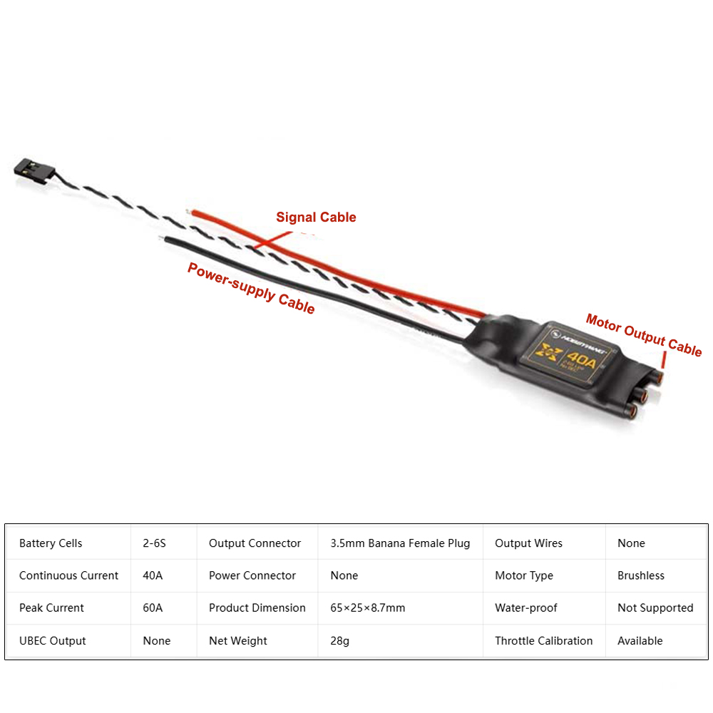 Hobbywing XRotor 40A ブラシレスESC（ - Drone Aerial Photography のレビューと価格