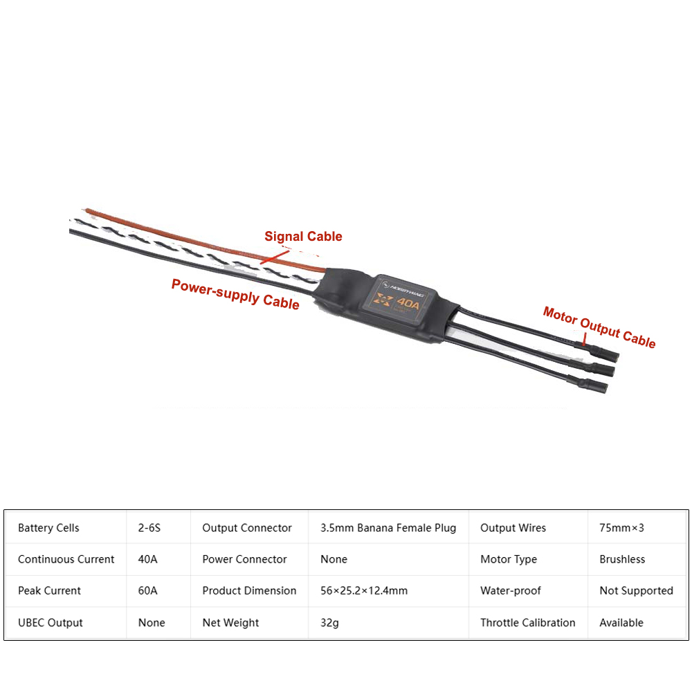 Hobbywing XRotor 40A ブラシレスESC（ - Drone Aerial Photography のレビューと価格