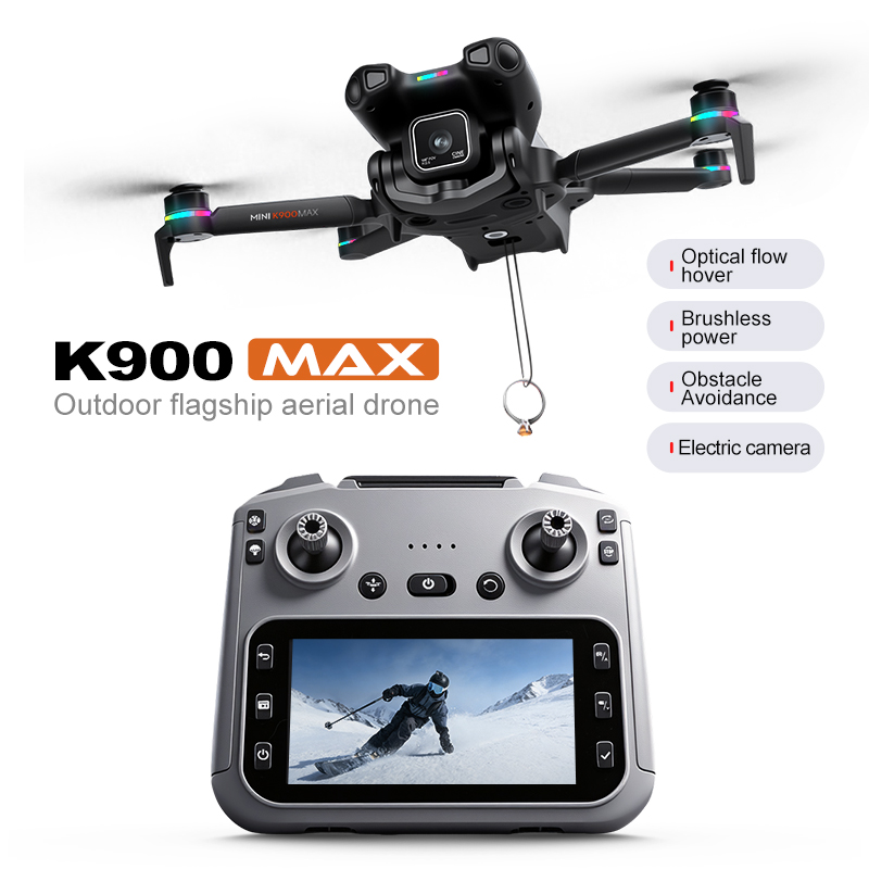 新型K900 MAX GPSドローン カメラ搭載 釣り用 エ - Drone Photogrammetry のレビューと価格